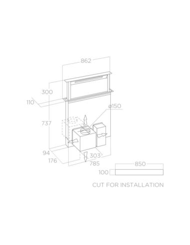 Okap Elica GETUP IX/A/90