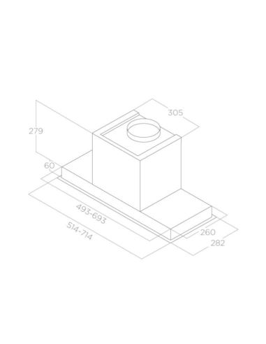 Okap Elica HIDDEN 2.0 @ IX/A/60