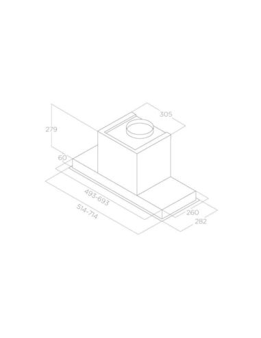 Okap Elica HIDDEN 2.0 @ BLGL/A/60