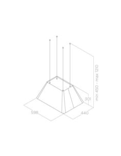 Okap Elica IKONA LIGHT WH/F/60 2