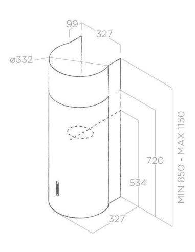 Okap Elica STONE WH/A/33