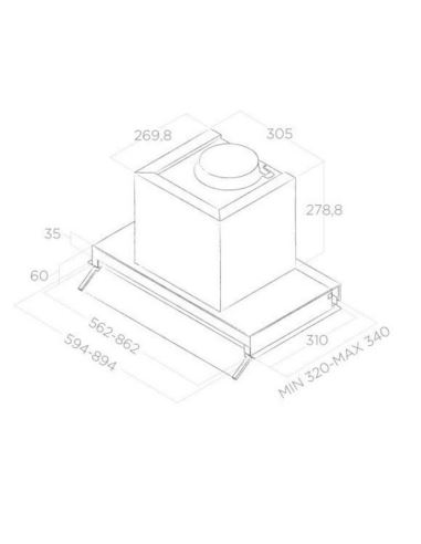 Okap Elica BOXIN IX/A/90