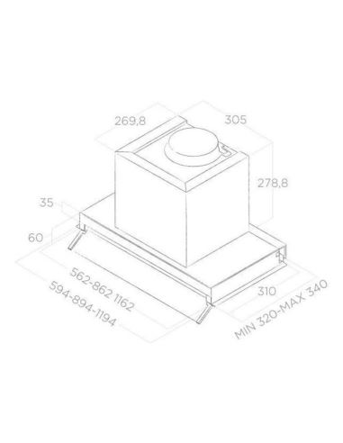 Okap Elica BOXIN LX/IX/A/60