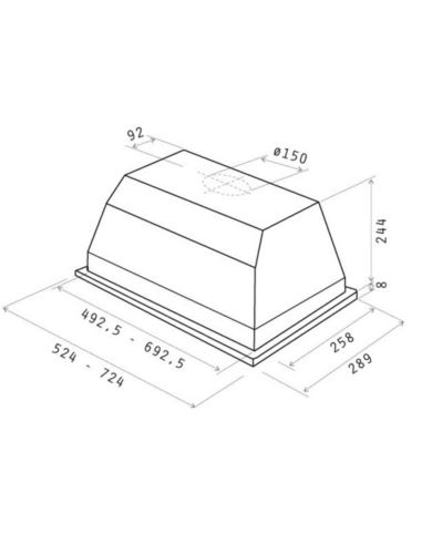 Okap Elica ELIBLOC LUX IX/A/80