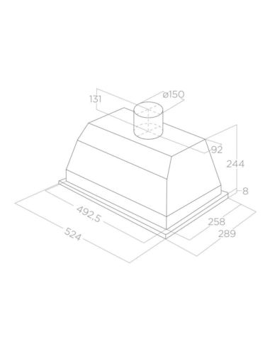 Okap Elica ELIBLOC LUX BL/A/60