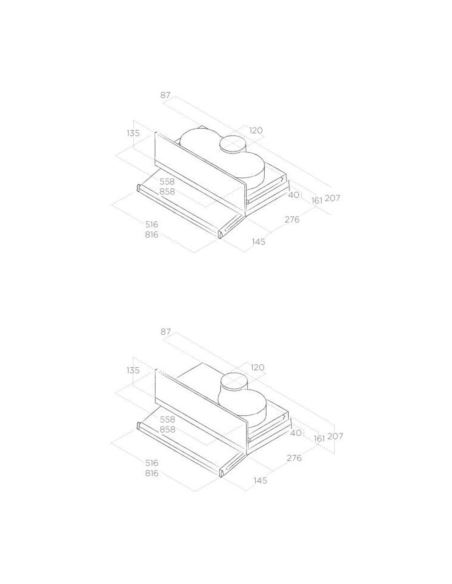 Okap Elica CIAK LUX GR/A/L/56