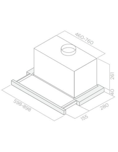 Okap Elica ELITE 26 IX/A/60
