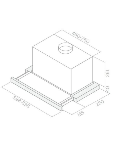 Okap Elica ELITE 26 IX/A/90