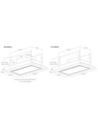Okap Elica LULLABY @ WH WOOD/F/120