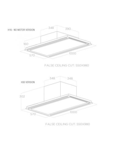 Okap Elica HILIGHT-X H30 WH/A/100 (30 cm wysokość)