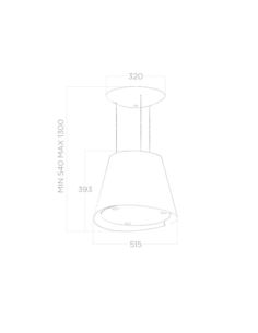 Okap Elica EASY UX BL MAT/F/50 2
