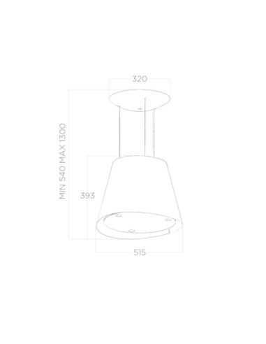 Okap Elica EASY UX BL MAT/F/50