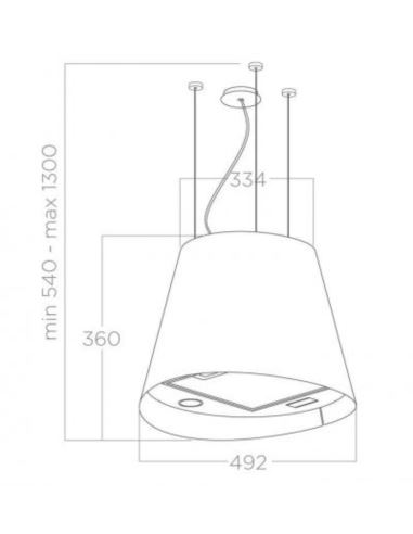 Okap Elica JUNO URBAN ZINC/F/50