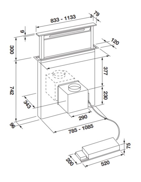 Okap Fulgor Milano FDDH 1120 TRC X
