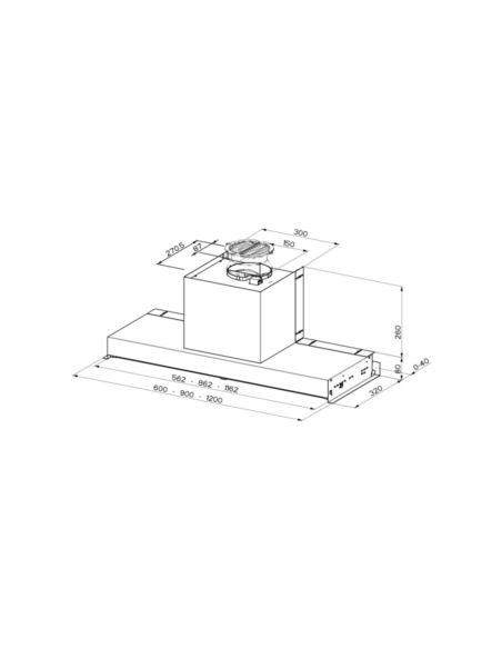 Okap Faber IN-NOVA SMART X 120