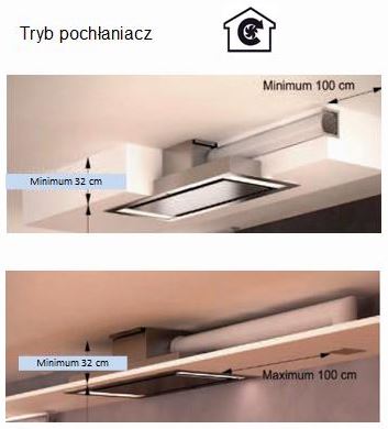 Okap Faber HEAVEN 2.0 GLASS 90