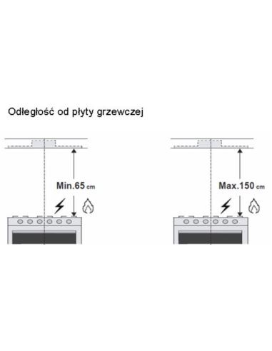 Okap Faber HEAVEN 2.0 GLASS 90