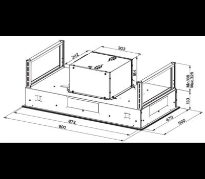 Okap Faber HEAVEN 2.0 GLASS 90