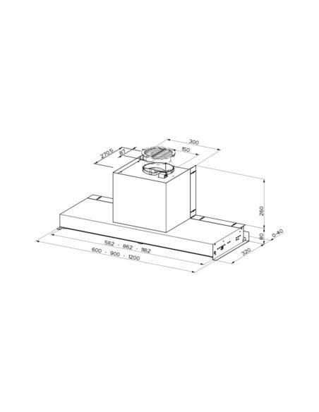 Okap Faber IN-NOVA SMART X 90