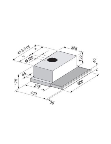 Okap Falmec Slim 50X Evo