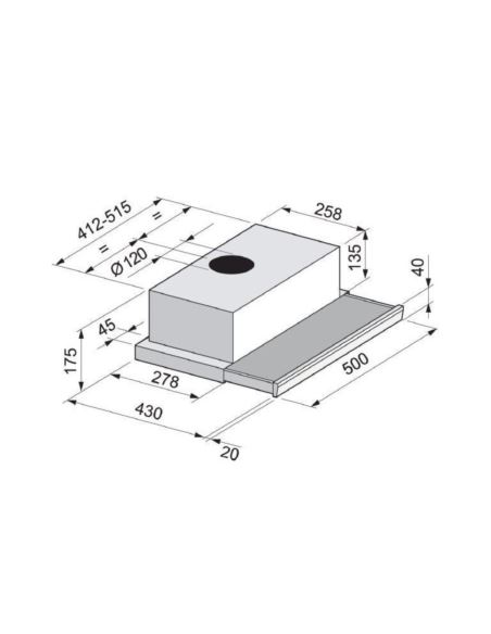 Okap Falmec Slim 50X Evo