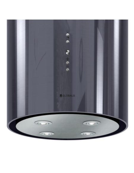 Okap kuchenny Globalo Cylindro Isola 39.5 TITANIUM