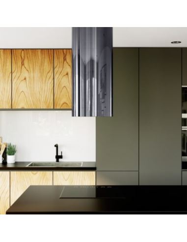 Okap kuchenny Globalo Cylindro Isola 39.5 TITANIUM