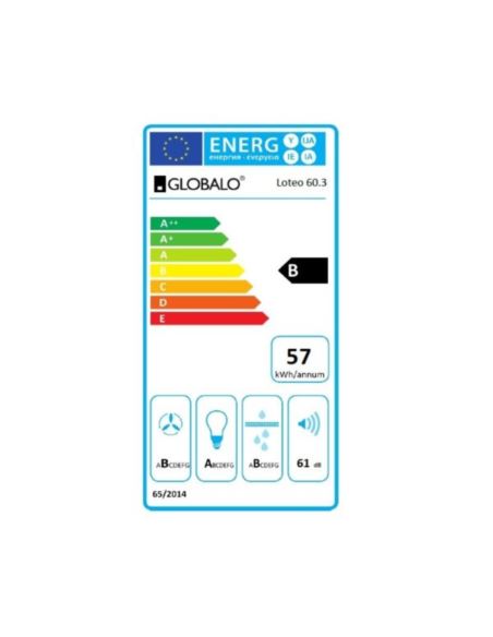 Okap kuchenny Globalo Loteo 60.4 Black