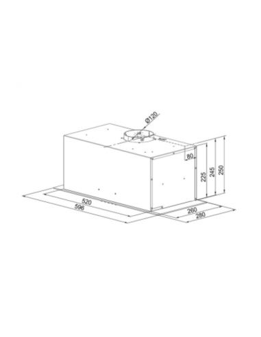 Okap kuchenny Globalo Aprico 60.1 Black