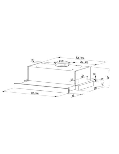 Okap kuchenny Globalo Insolita 60.1 Inox