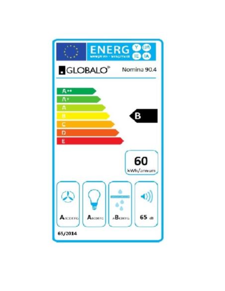 Okap kuchenny Globalo Nomina 90.4 Sensor White