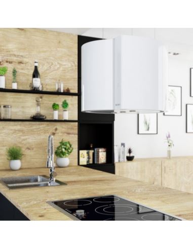 Okap kuchenny Globalo Serina 60.4 White