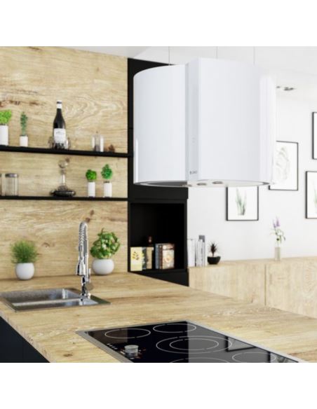 Okap kuchenny Globalo Serina 60.4 White