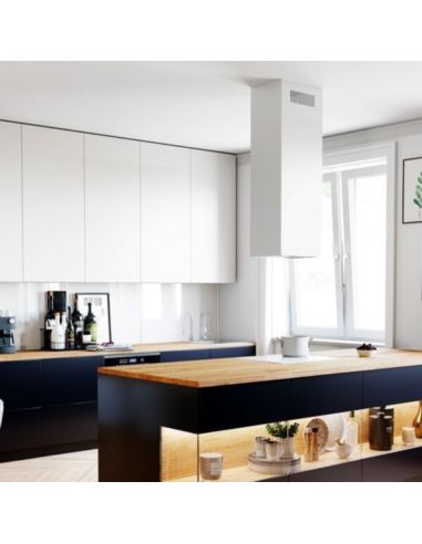 Okap kuchenny Globalo Toredo Isola 40.4 White