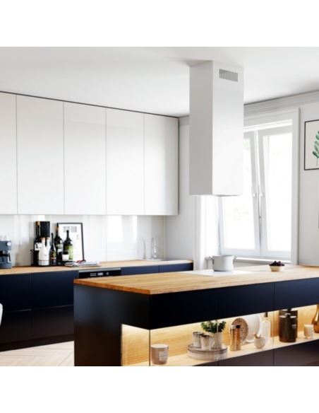 Okap kuchenny Globalo Toredo Isola 40.4 White