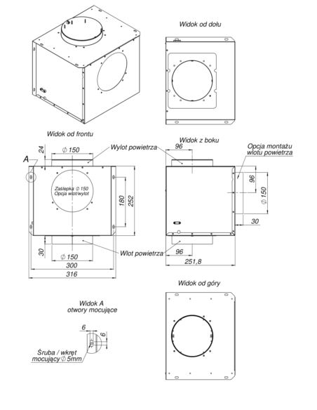 TURBINA Globalo WEWNĘTRZNA TW1.2