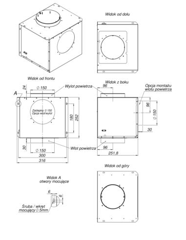 TURBINA Globalo WEWNĘTRZNA TW2.1