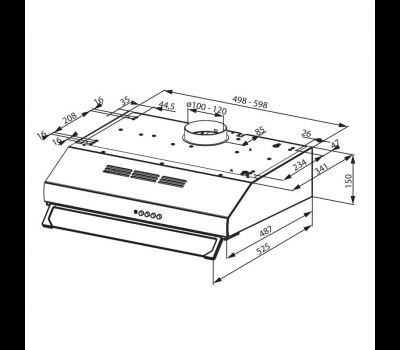 741 PLUS X 50 (push buttons)