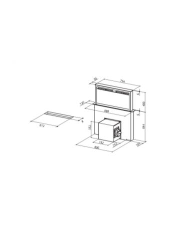 Okap Faber FABULA EVO+ WH 90