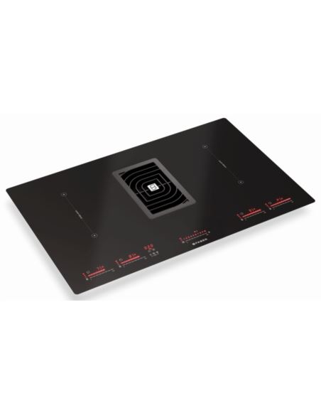 Płyta indukcyjna zint. okapem Faber GALILEO NG BK