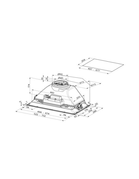 Okap Faber INKA ICH SS 70 (I.SMART HCS)