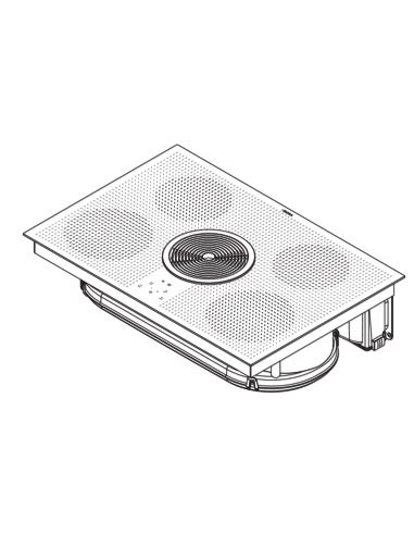 Płyta indukcyjna z okapem BORA GP4U