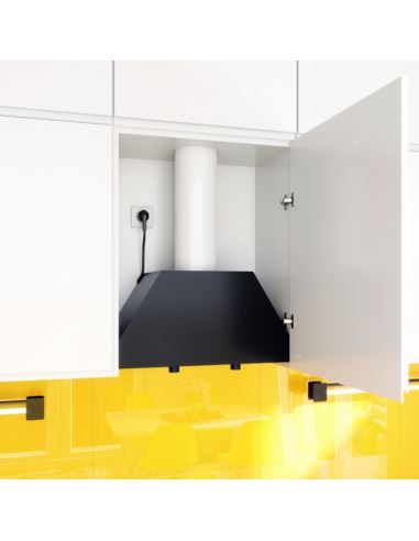 Okap kuchenny Globalo Floweri 60.1 Black