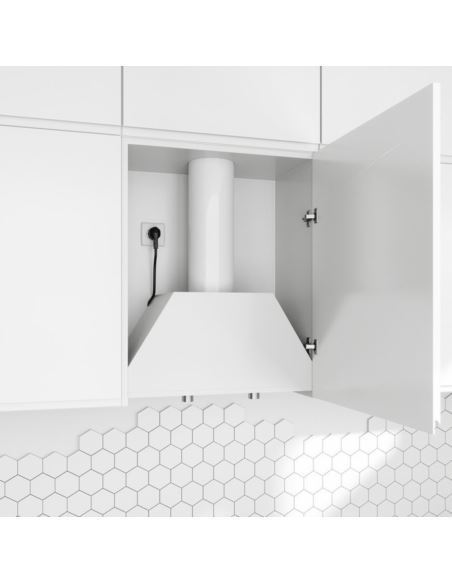 Okap kuchenny Globalo Floweri 60.1 White