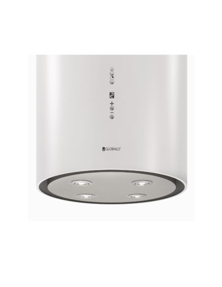 Okap kuchenny Globalo Cylindro Isola 39.5 White