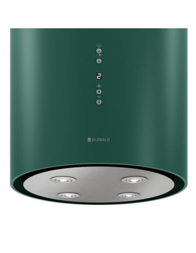 Okap kuchenny Globalo Cylindro Isola 39.5 Green