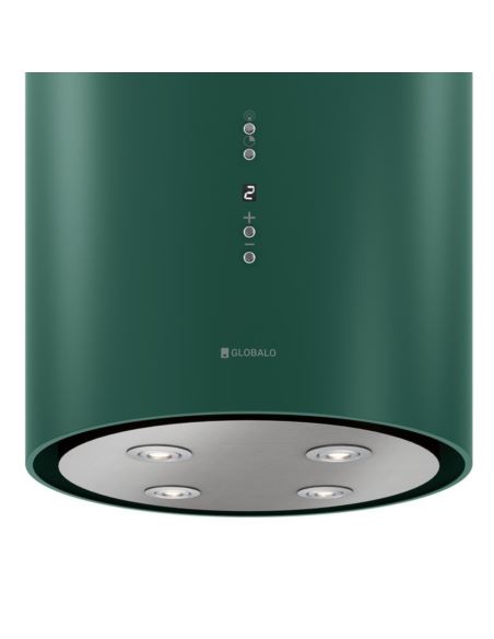 Okap kuchenny Globalo Cylindro Isola 39.5 Green