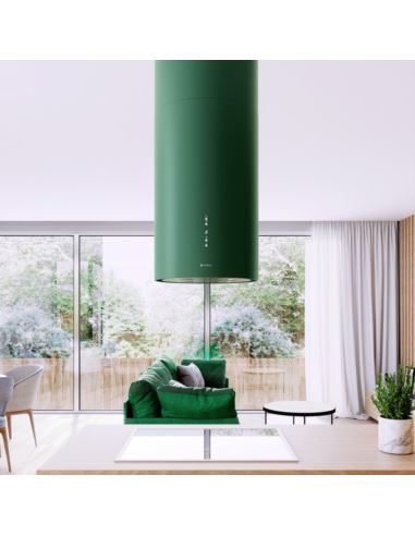 Okap kuchenny Globalo Cylindro Isola 39.5 Green