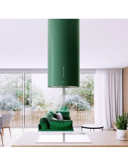 Okap kuchenny Globalo Cylindro Isola 39.5 Green
