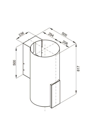 Okap kuchenny Globalo Roxano 39.1 Light Gold